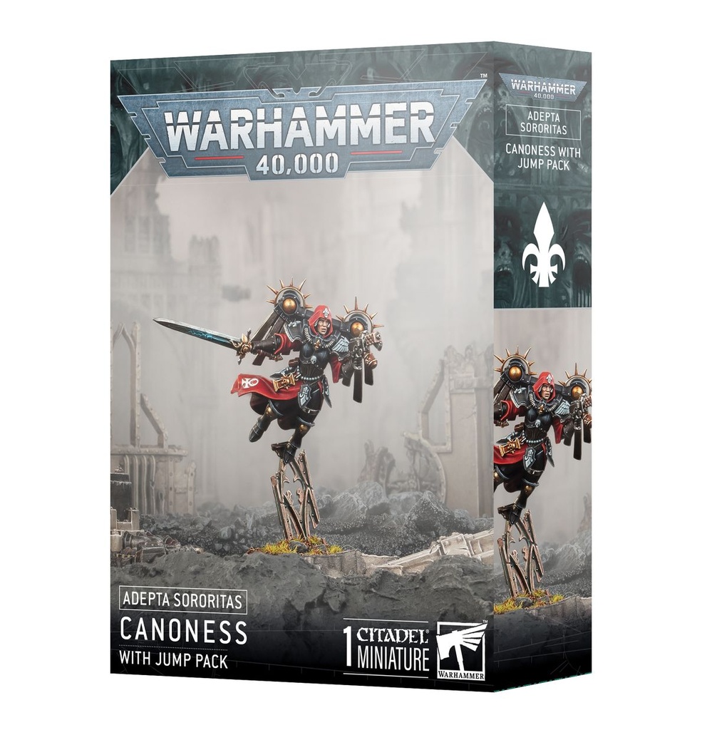 Adepta Sororitas : Chanoinesse avec réacteur dorsal