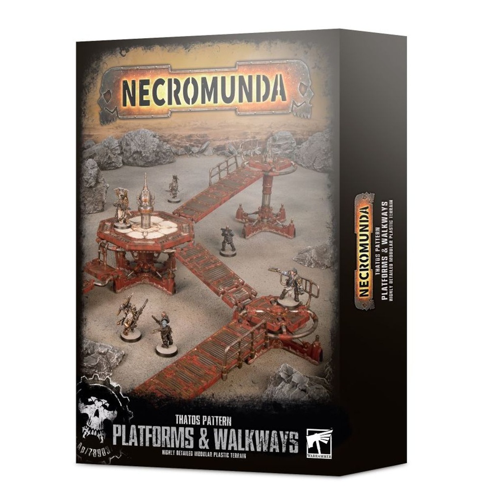 [5011921176953,300-92,99120599051,Necromunda,Décor] Thatos Pattern - Platforms & Walkways