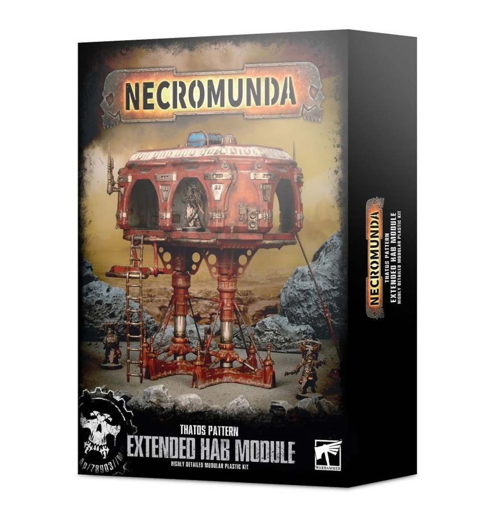 [5011921177073,300-93,99120599052,Necromunda,Décor] Thatos Pattern - Extended Hab Module