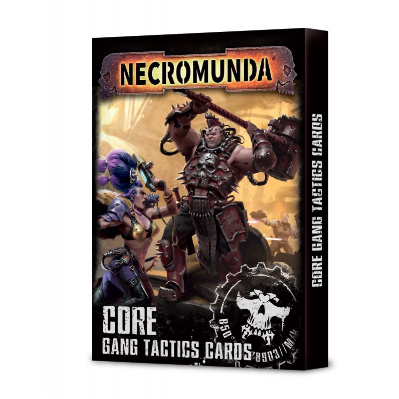 [5011921213658,301-19,60050599022,Necromunda,Cards v3] Deck de cartes VO V3 - Tactics Cards - Core Gang