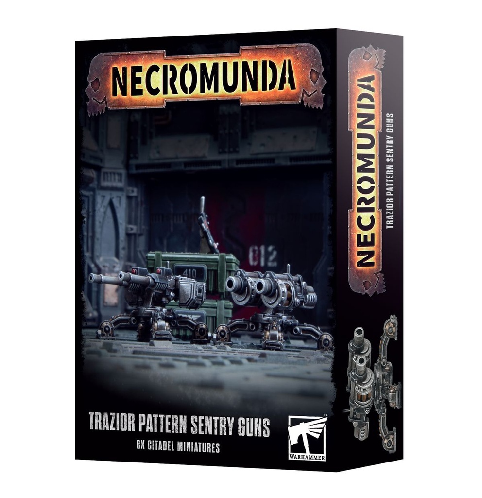 [5011921181483,301-35,99120599059,Necromunda,Décor] Trazior Pattern - Sentry Guns