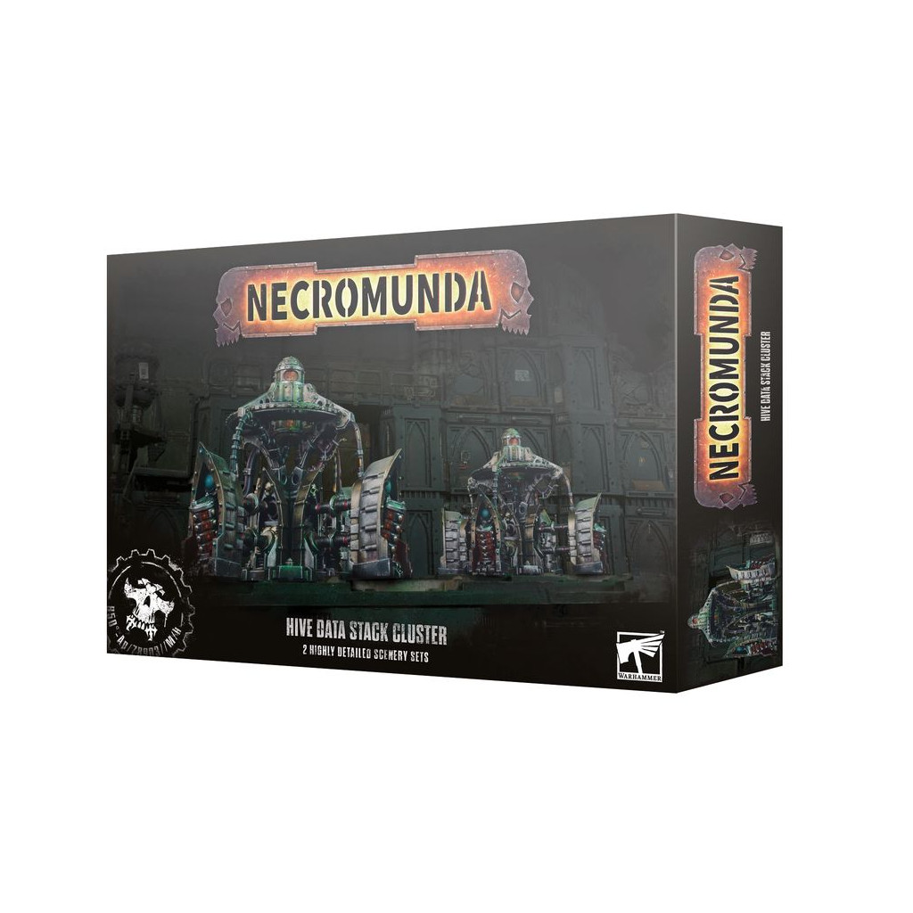[5011921205882,301-36,99120599069,Necromunda,Décor] Hive Data Stack Cluster
