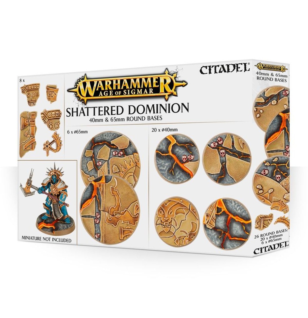 [5011921073122,66-97,Age of Sigmar] Aos: Shattered Dominion: 65 & 40Mm Round