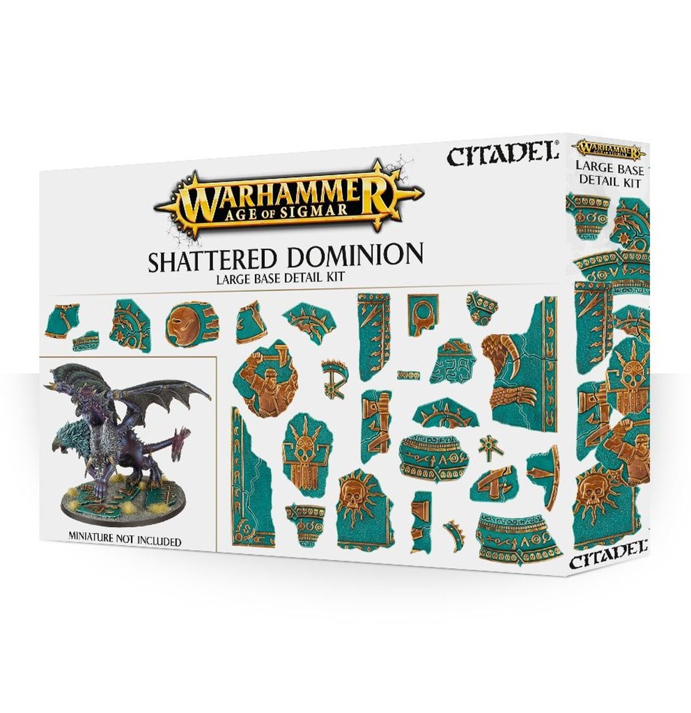 [5011921073146,66-99,Age of Sigmar] Aos - Shattered Dominion Large Base Detail