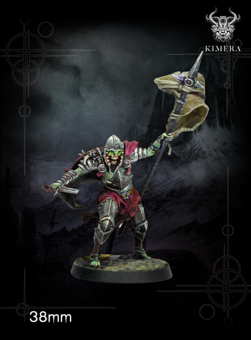 Living Corpse Templar Banner  38mm