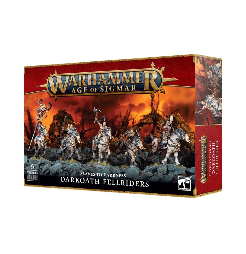 [5011921204113,83-54,Age of Sigmar,Slaves to Darkness,aos] Slaves to Darkness : Cavaliers cruels noir:serment