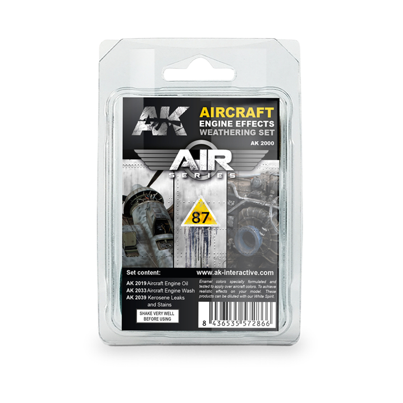 Aircraft Engine Weathering Set