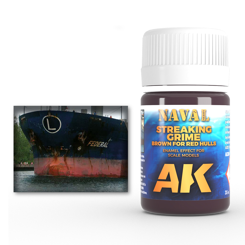 Brown Streaking Grime For Red Hulls