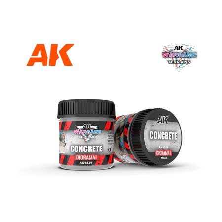 AK Interactive 1229 - Concrete Wargame Terrain 100ml