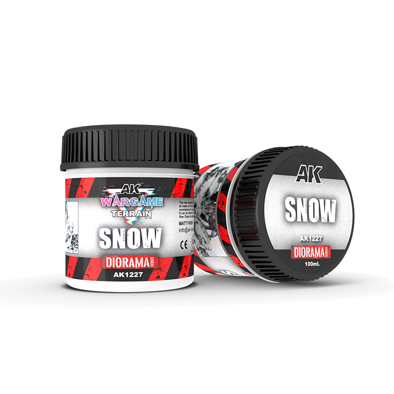 [8435568331013,AK1227] AK Interactive 1227 Snow 100ml Wargame Terrain Diorama