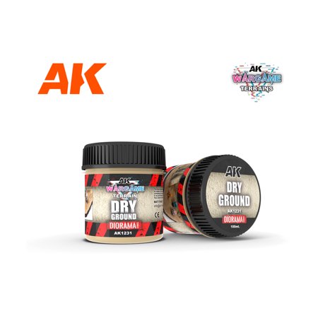 [8435568331051,AK1231] AK Interactive 1231 Dry Ground 100ml Wargame Terrain Diorama