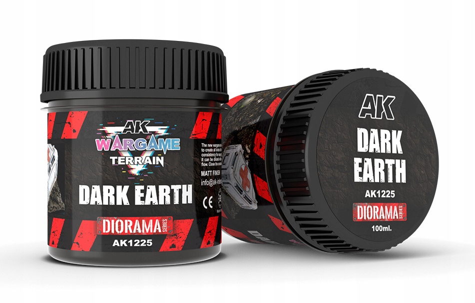 [8435568330993,AK1225] AK Interactive 1225 Dark Earth 100ml Wargame Terrain Diorama