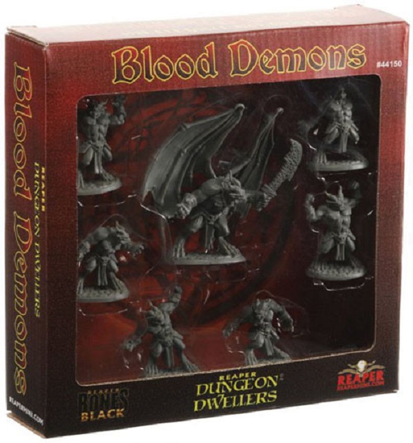 Blood Demons Boxed Set Miniature 25mm Heroic Scale Figure Bones Black Reaper Miniatures