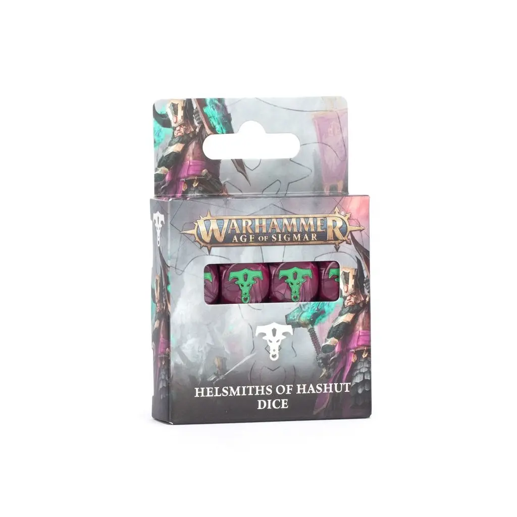 [5011921254347,82-15,Age of Sigmar,Helsmiths of Hashut,Dice,Dés] Age of Sigmar : Helsmiths of Hashut - Set de Dés