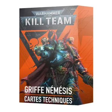 [5011921232093,103-77,Kill Team,cartes techniques,datacards,VF,Nemesis Claw,Griffe Némésis] Datacards VF - Griffe Némésis / Nemesis Claw
