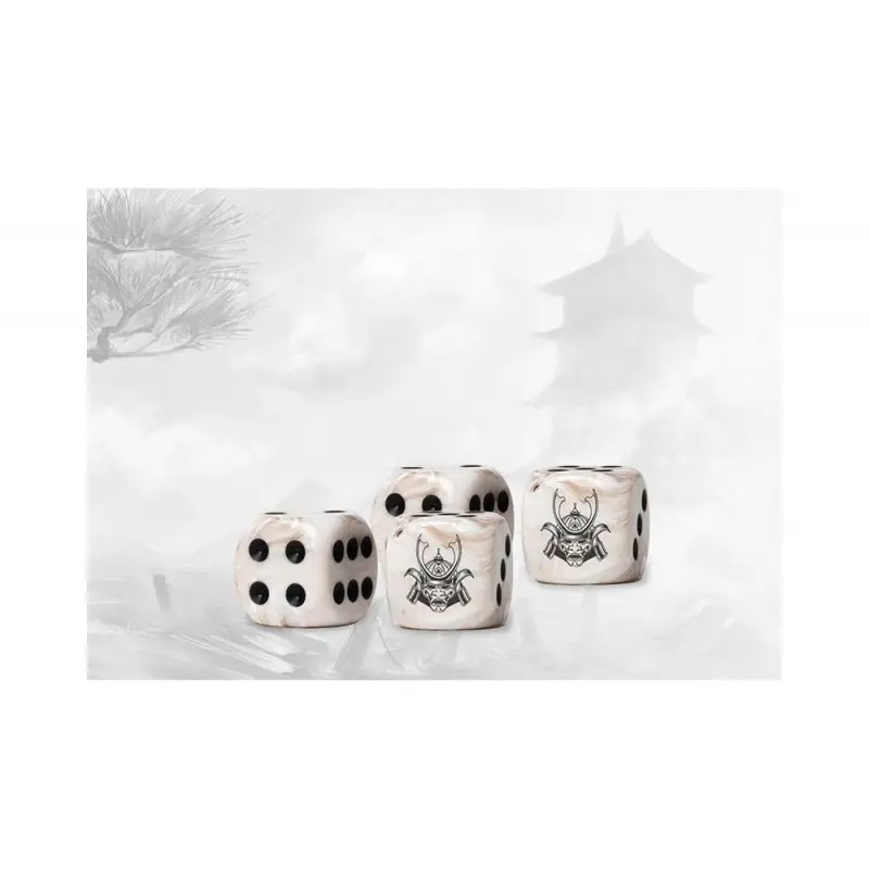 [5213009019118] Yoroni Logo on Parchment Marbled Dice