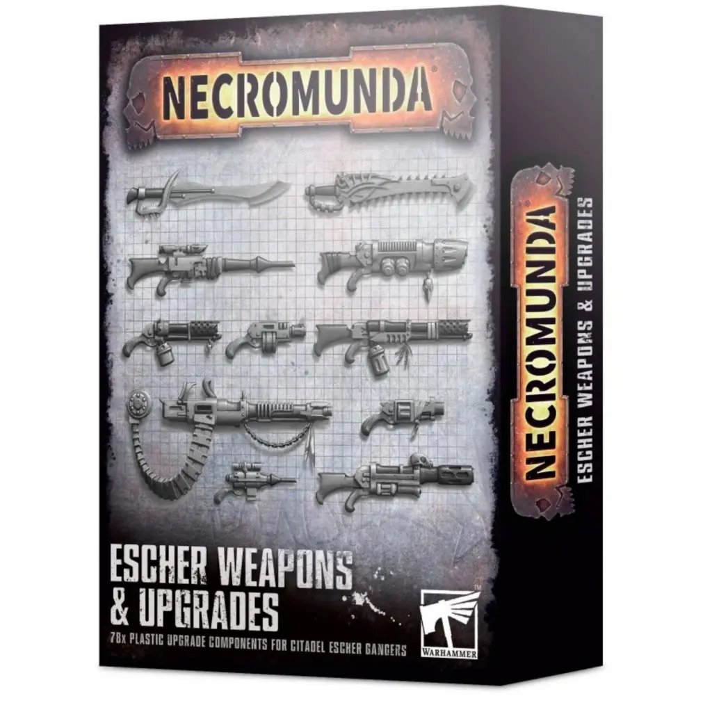 [5011921139392,300-74,99120599026,Necromunda,Escher] Escher - Weapons & Upgrades