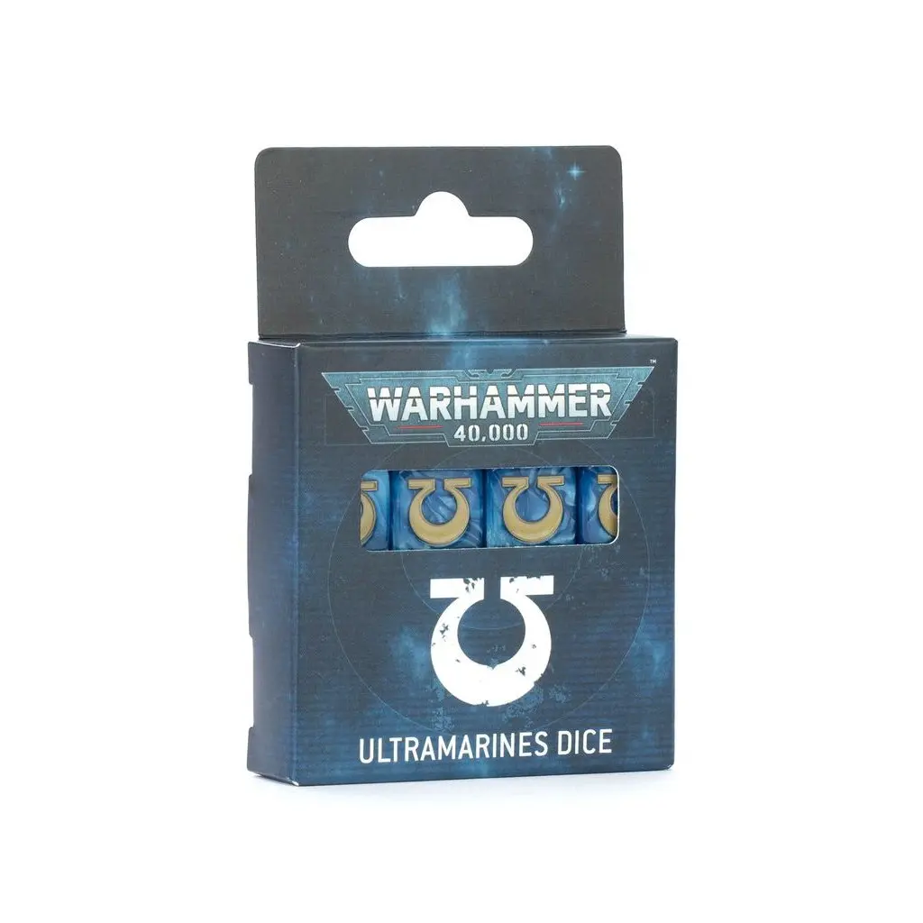 [5011921184347,dice set] W40K : Ultramarines - Set de Dés