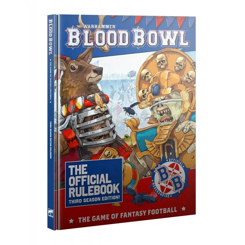 [9781837792313,blood bowl,bloodbowl,rulebook,livre de regles] Blood Bowl VO S3 - The Official Rulebook Third Season Edition