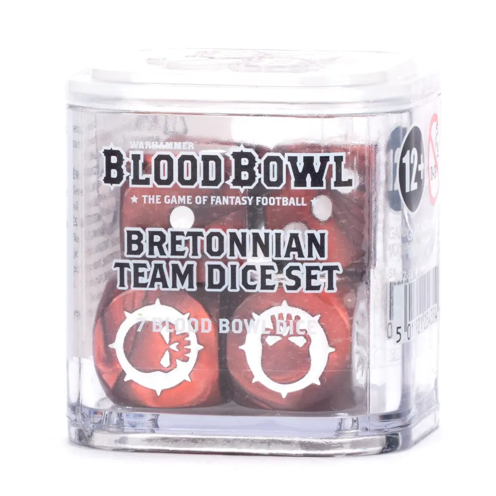[5011921254354,dice,set,bretonnian] Blood Bowl : Set de dés Bretonniens