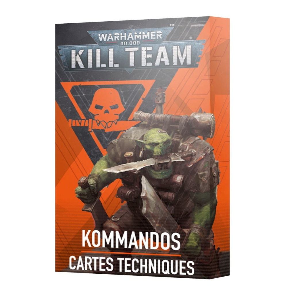 [5011921232451,103-56,Kill Team,cartes techniques,datacards,VF,Kommandos,Kommandos] Datacards VF - Kommandos
