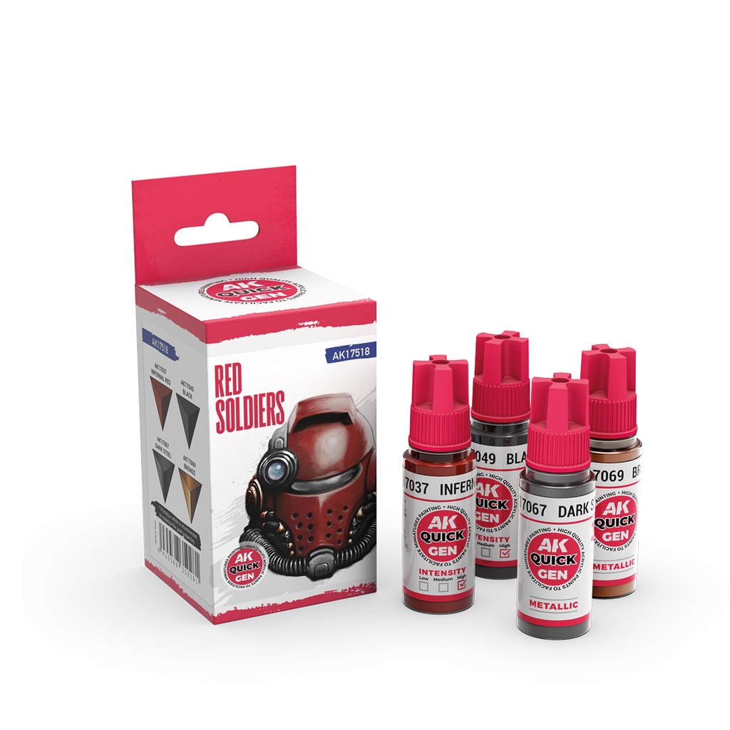 [8435568350281,AK17518] Red Soldiers (Quick Gen Set)