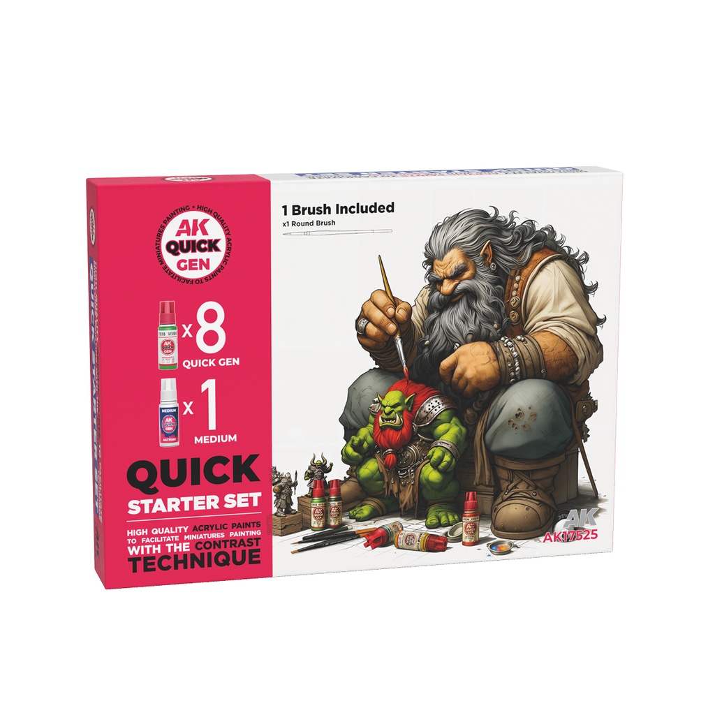 [8435568351066,AK17525] Quick Starter (Quick Gen Set) (1 Brush)
