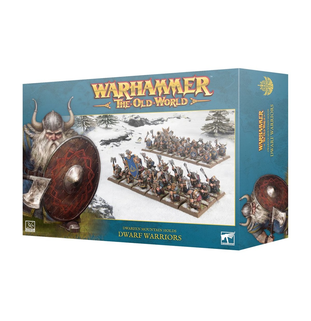 [5011921206780,Dwarf Warriors,Dwarfen Mountain Holds] Guerriers nains