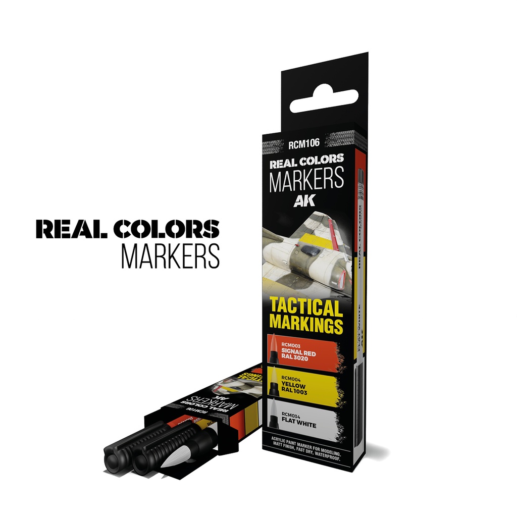 [8435568339170,RCM106] Tactical Markings - Set 3 Real Colors Markers