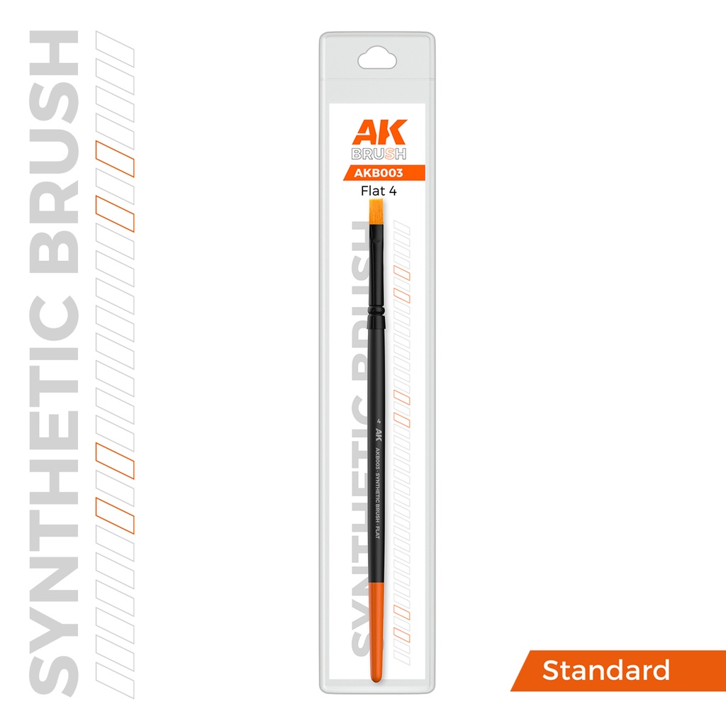 Ak Synthetic Brush Flat 4