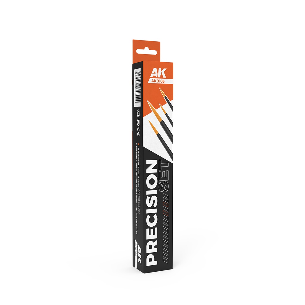 [8435568347014,AKB105] Precision Brushes Set