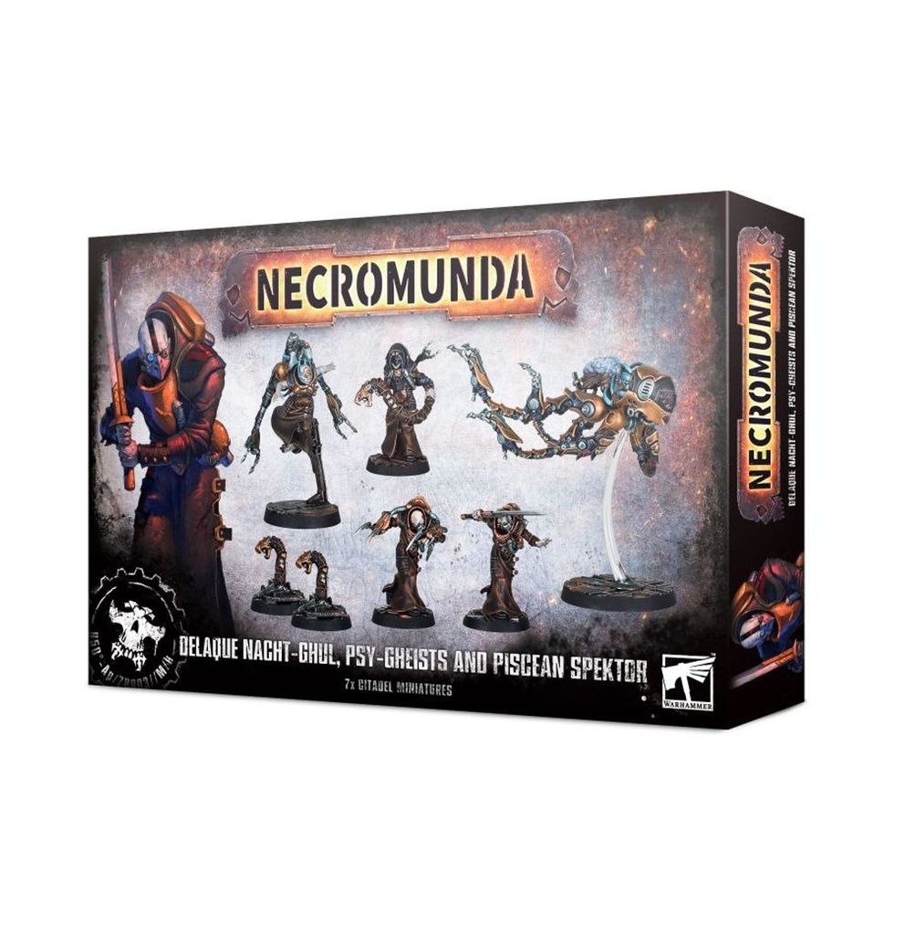 [5011921139415,300-77,99120599028,Necromunda,Delaque] Delaque - Nacht-Ghul & Psy-Gheists