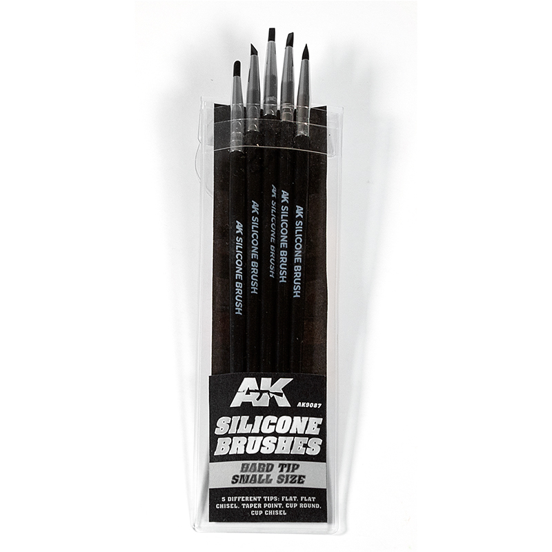Silicone Brushes Hard Tip Small (5 Silicone Pencils)
