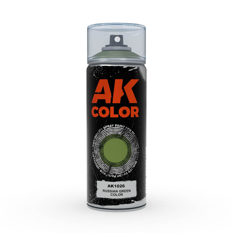 [8436564926494,AK1026,spray,bombe,sous-couche] Russian Green Color Spray 150 mL