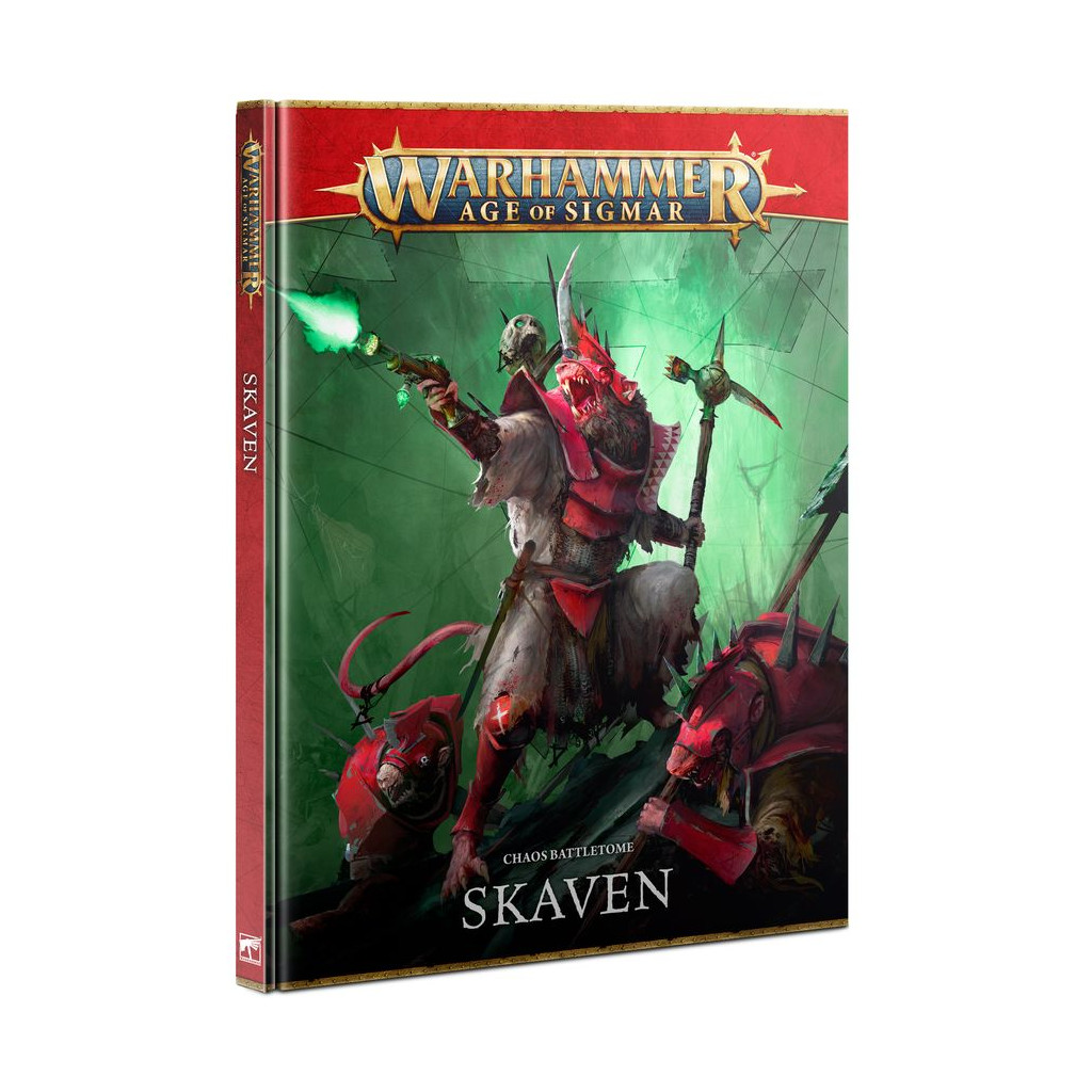 [9781804574201,90-24,Age of Sigmar,AoS,battletome,tome de bataille] Tome de bataille VF V4 - Skaven / Skaven