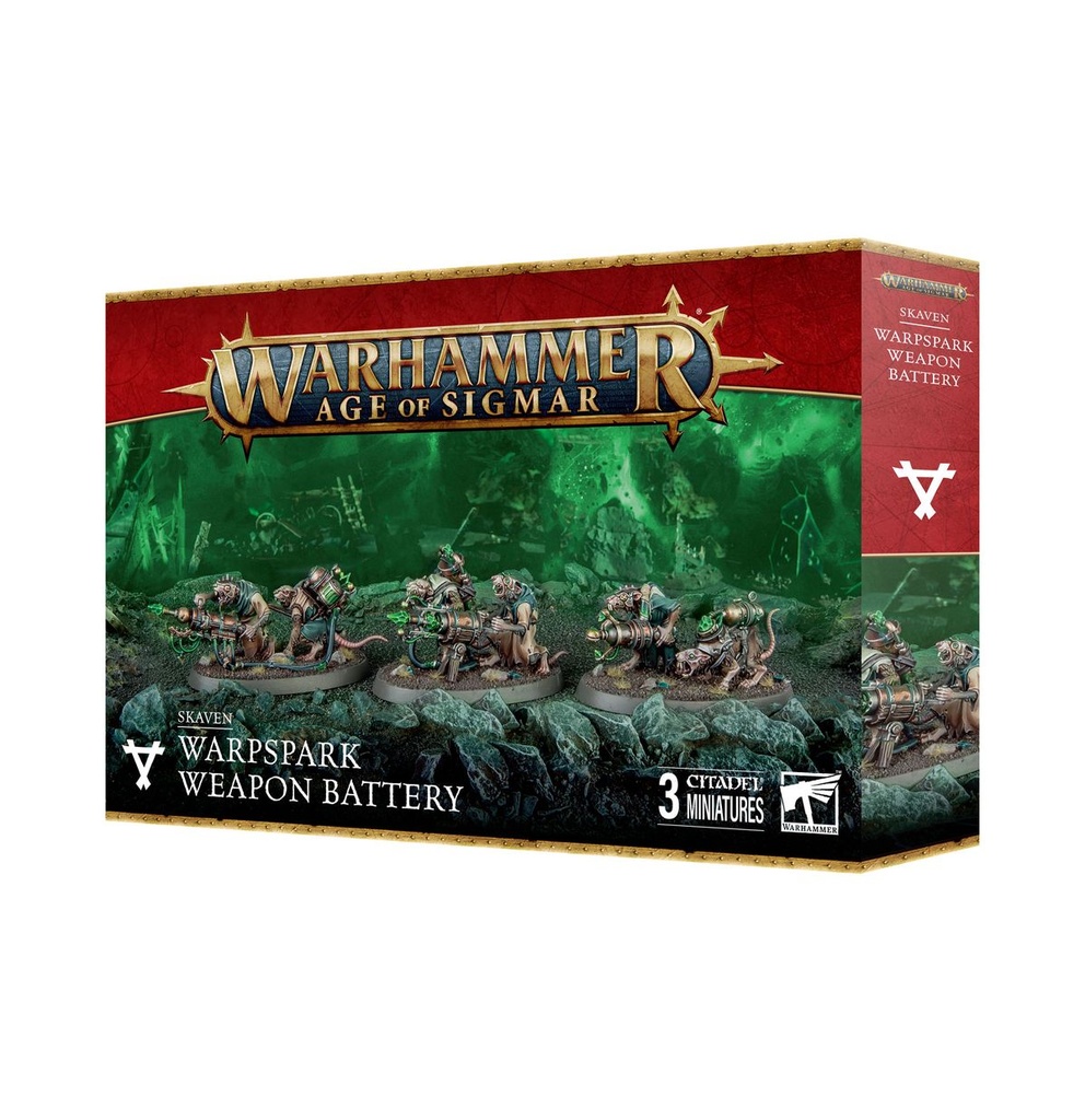 [5011921219063,90-45,Age of Sigmar,Skaven] Batterie d'armes à Malétincelle
