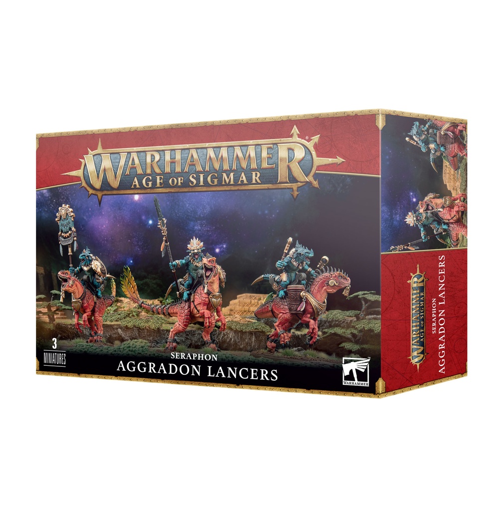 [5011921182237] Seraphon: Lanciers Aggradons