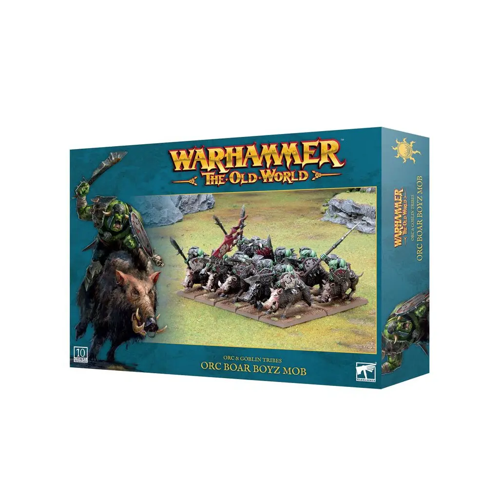 [5011921206292,Orc Boar Boyz Mob,Orc & Goblin Tribes] Bande d'orques sur sangliers