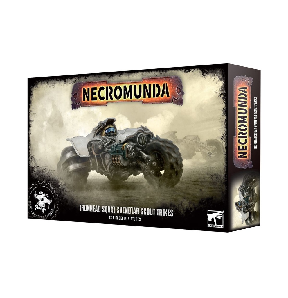 [5011921219414,301-54,99120599074,Necromunda,Squats] Squats - Svenotar Scout Trikes