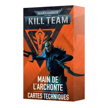 [5011921231423,103-68,Kill Team,cartes techniques,datacards,VF,Hand of The Archon,Main De L'Archonte] Datacards VF - Main de l'Archonte / Hand of the Archon