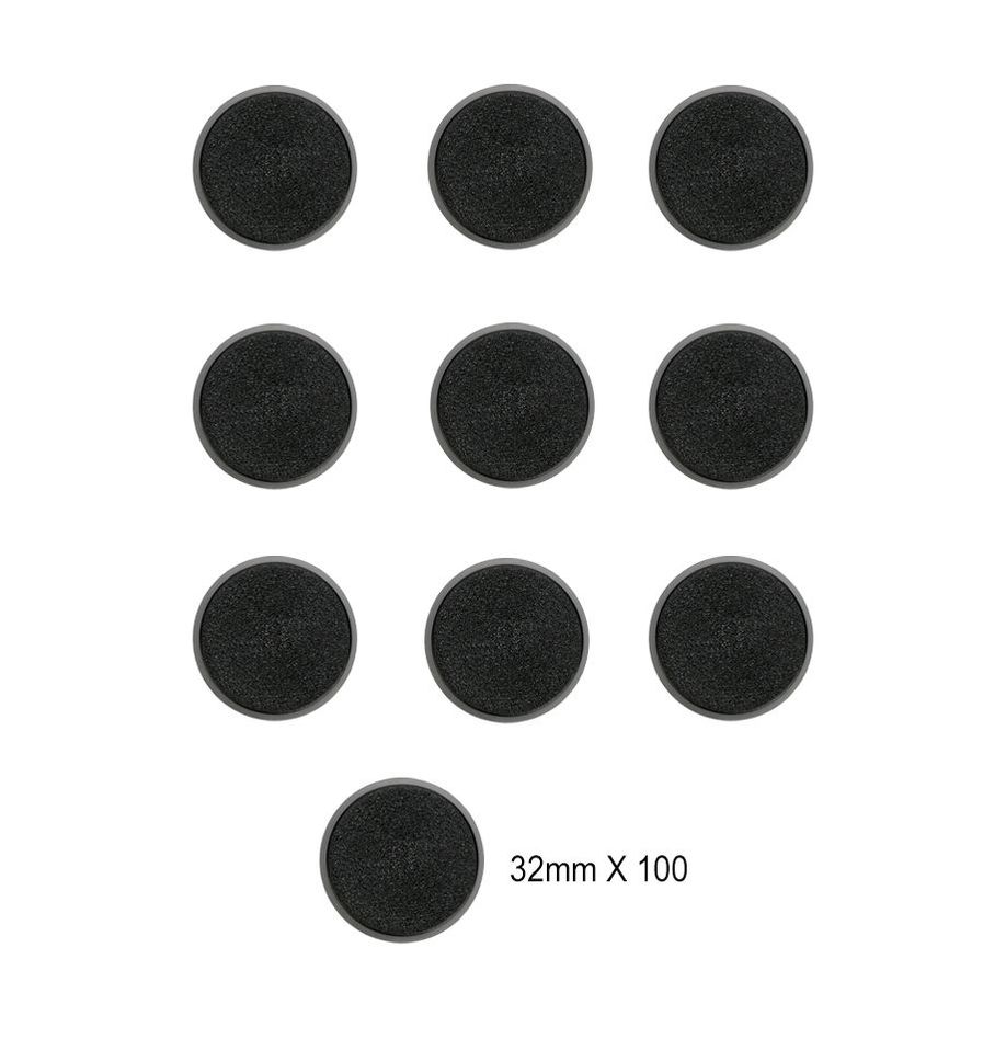 Socles Ronds Citadel de 32mm (pack de 100)