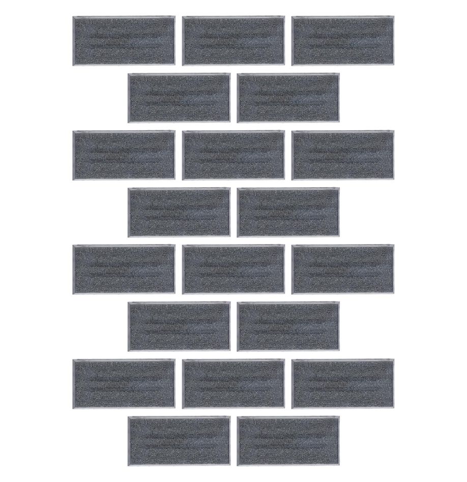 [5011921215485,bases rectangular,socles rectangulaires] Socles Rectangulaires Citadel de 25mm x 50mm