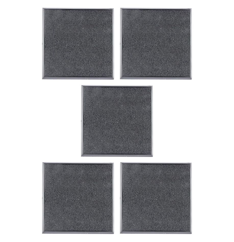 [5011921215508,bases square,socles carrés] Socles carrés Citadel de 50mm