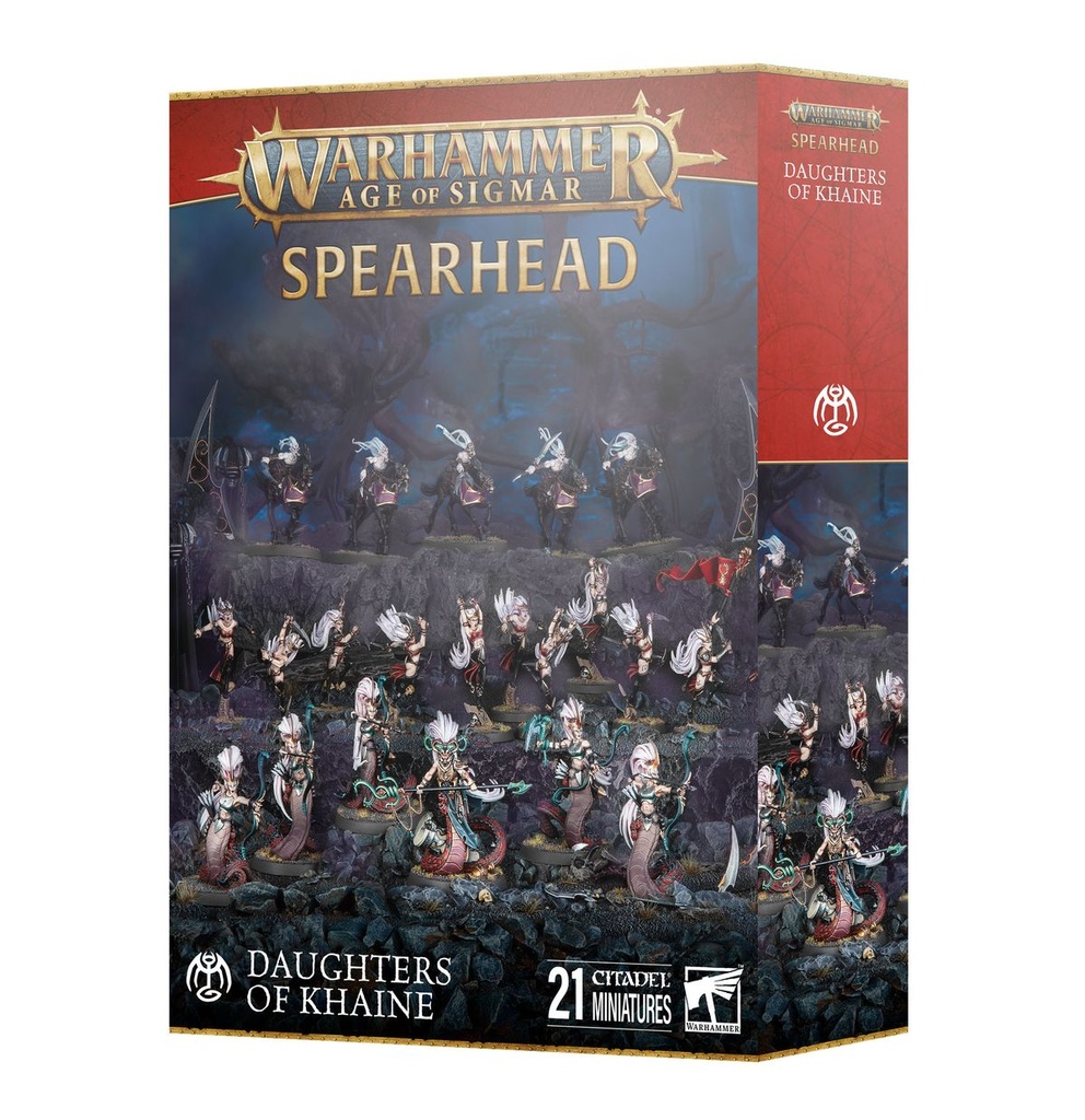 [5011921228805,70-851,99120212042,Spearhead,Age of Sigmar,Daughters of Khaine,aos] Fer de Lance - Filles de Khaine
