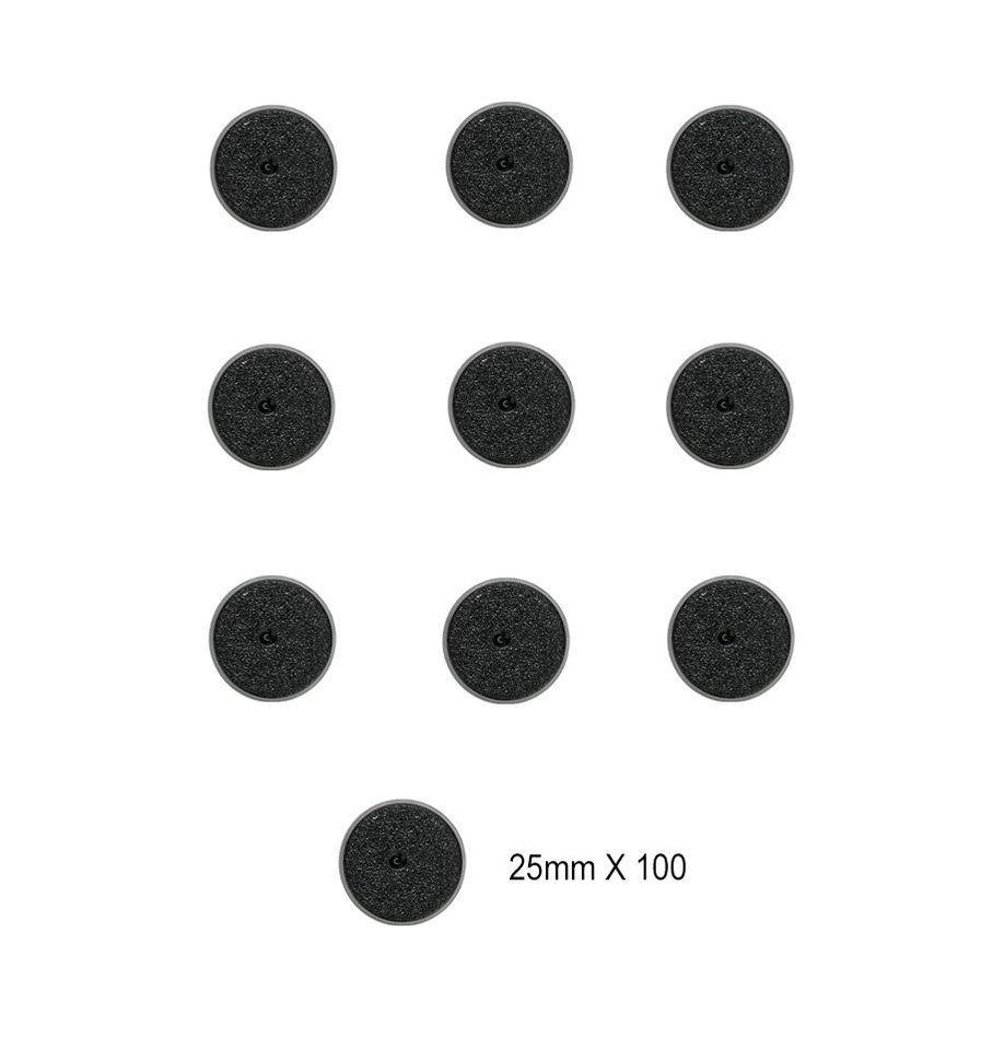 [5011921067763,bases round,socles ronds] Socle ronds Citadel 25mm (100 pack)
