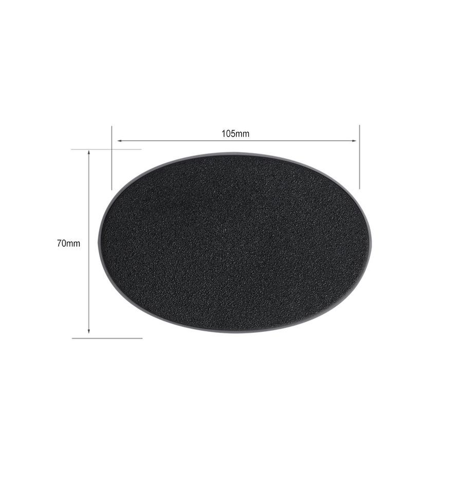 [5011921064724,bases oval,socles ovals] Socle ovale Citadel 105x70mm