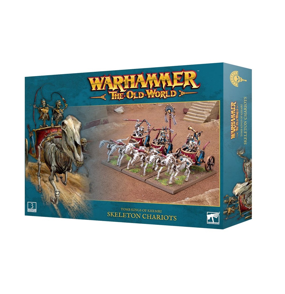 [5011921217434,Skeleton Chariots,Tomb Kings] Chars squelettes