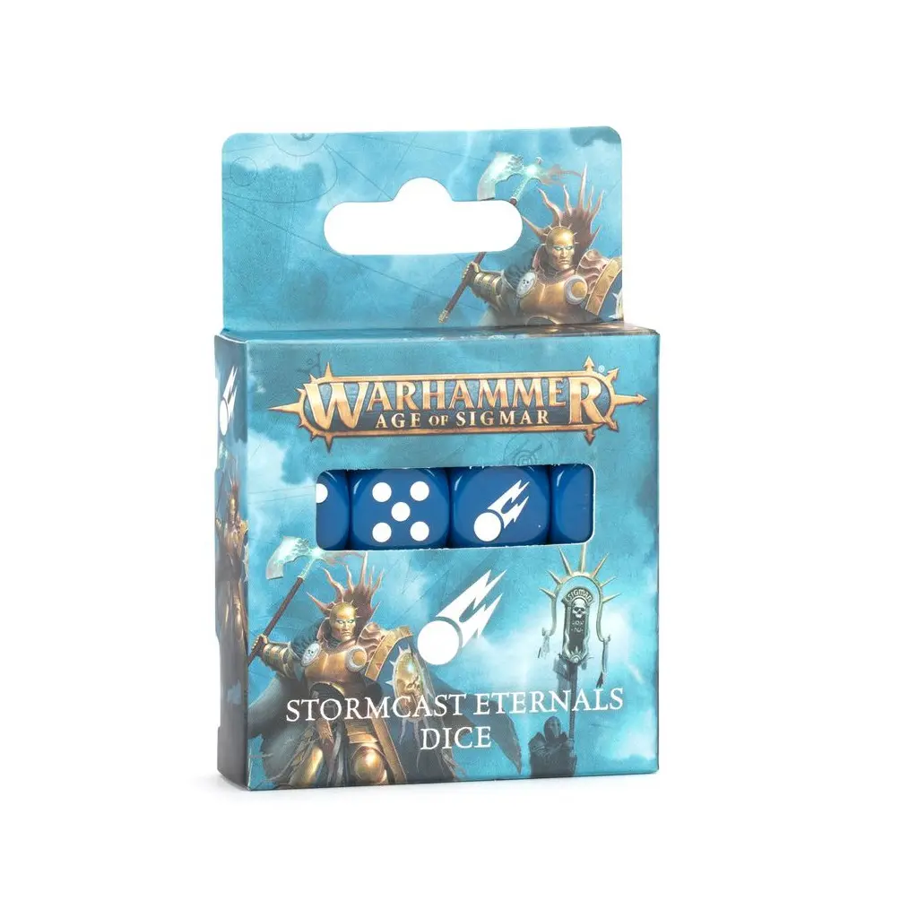 [5011921235810,65-12,Age of Sigmar,Stormcast Eternals,Dice,Dés] Age of Sigmar : Stormcast Eternals - Set de Dés