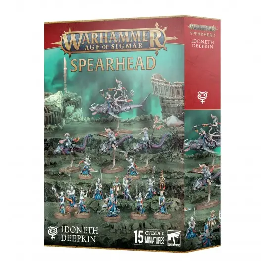 [5011921228829,70-871,99120219026,Spearhead,Age of Sigmar,Idoneth Deepkin,aos] Fer de Lance - Abyssaux Idoneths