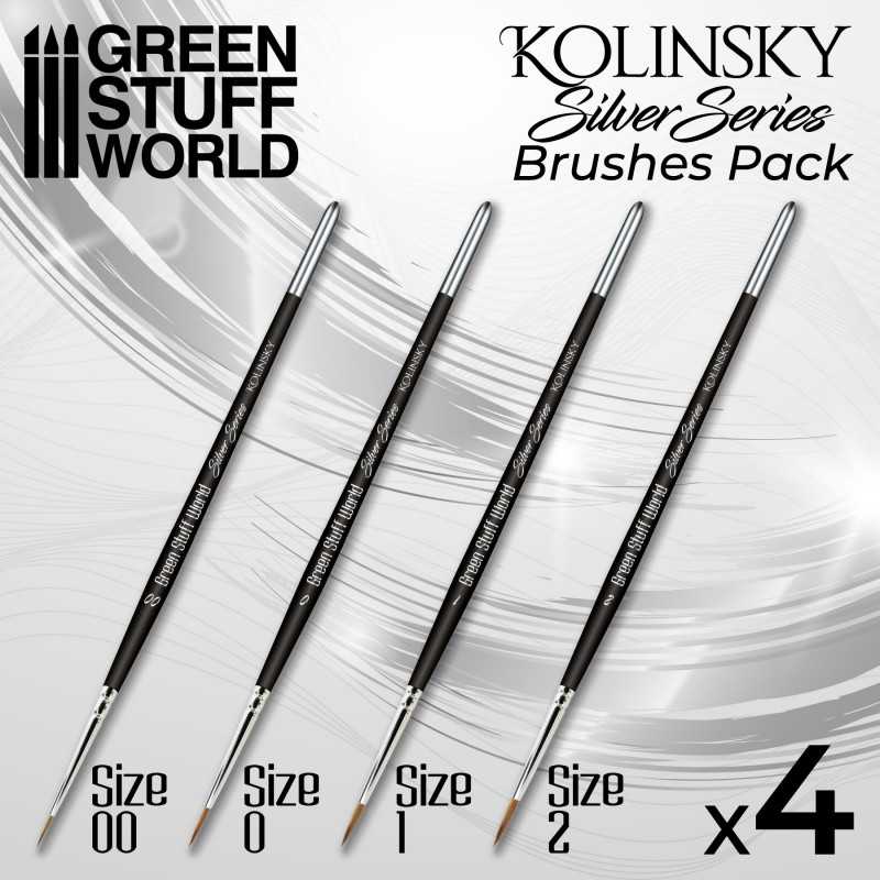 [8436574506921] SILVER SERIES Set de Pinceaux Kolinsky